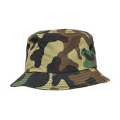 Camo Bucket Hat - Green Camo - One Size